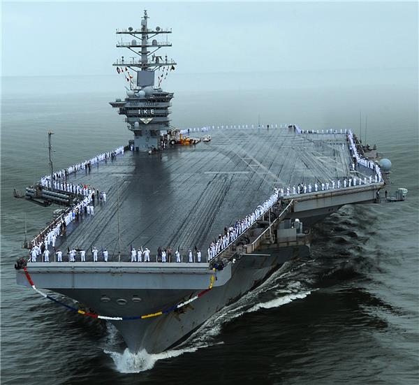 cvn-69dwightd.eisenhower"艾森豪威尔"号核动力航空母舰