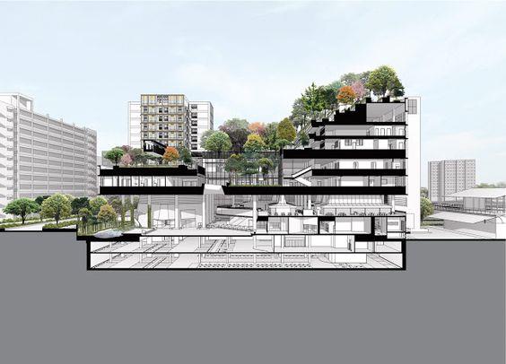 退台建筑外立面_3504948