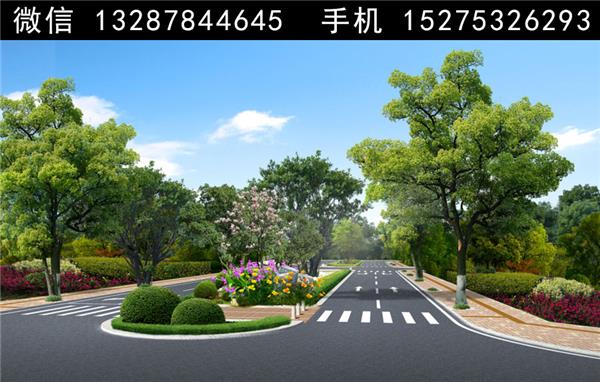 2道路绿化景观设计案例效果图#道路绿化景观设计案例效果图 