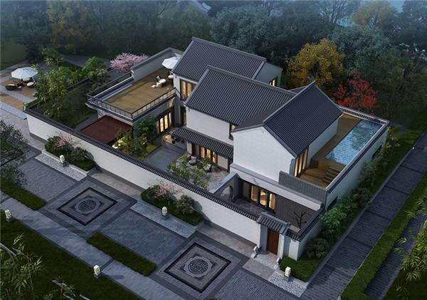 中式别墅外立面