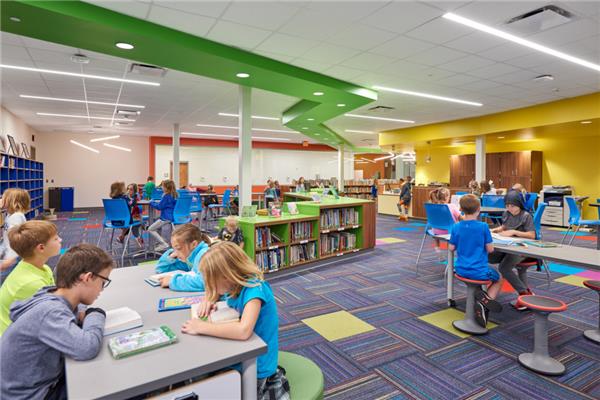 校园书吧设计#学校书吧设计 #阅读空间 #校园阅览室 