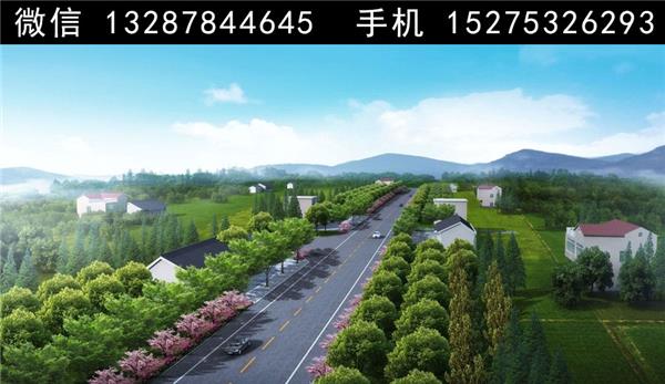 2道路绿化景观设计案例效果图_3835211