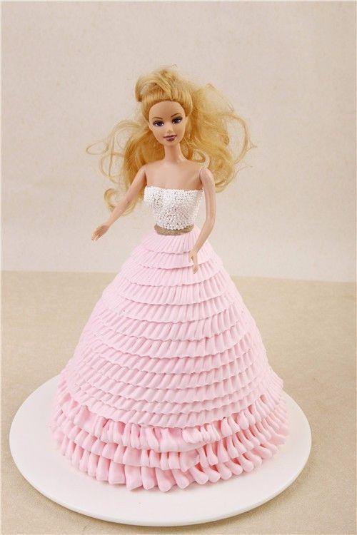 芭比娃娃蛋糕图片_3156383