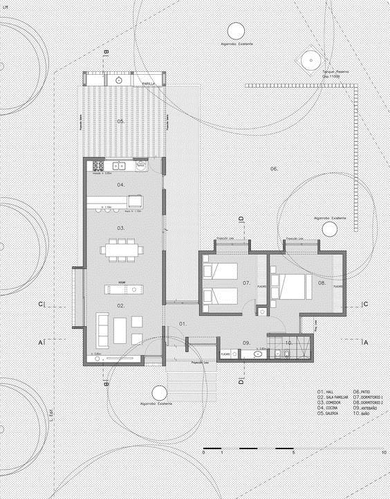 L型住宅平面图_3504441