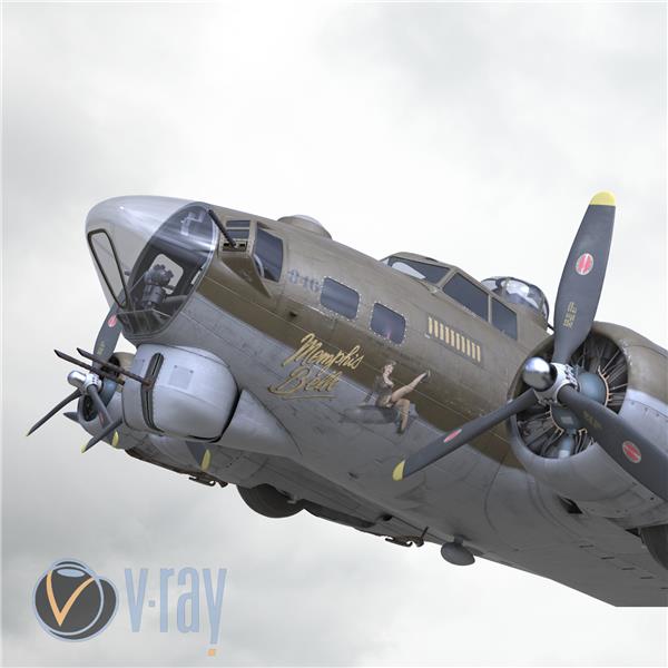 b-17轰炸机(绰号:"空中堡垒")