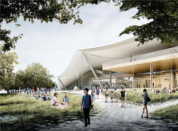 BIG 建筑事务所和Heatherwick设计工作室公布了谷歌加州山景城园区重建规划#(特拉维夫办公大楼)#(效果图)#(高端效果图)#(效果图高端)