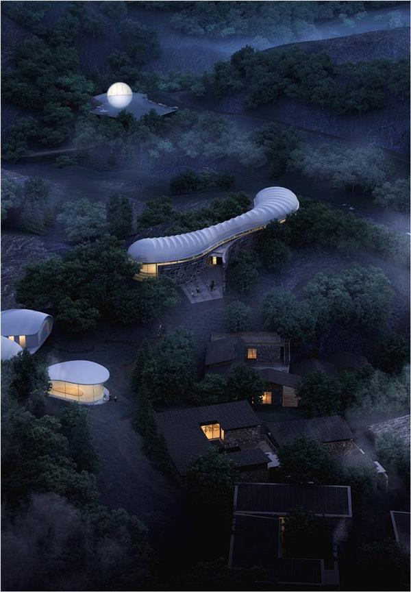 山东鲁商九女峰项目概念性规划与建筑设计 / 袈蓝建筑_3509152