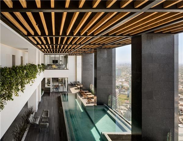 Andares凯悦酒店及公寓塔楼  / Sordo Madaleno Arquitectos#(AUBE欧博设计)#(办公建筑)#(公寓)#(灰空间)#(架空层立面)#(架空层中庭)#(架空花园)#(架空庭院)#(酒店建筑)#(居住建筑)#(开敞空间层)#(木柱)#(商业建筑)#(商业综合体)#(石材)#(塔楼)#(元禾大千)#(住宅设计)#(Aedas)#(OHA)#(SordoMadalenoArquitectos)#(超高层建筑设计)#(底层架空)#(泛空间)#(架空层)#(架空层花园)#(架空层设计)#(架空景观)#(建筑结构形式)#(建筑空间)#(建筑综合体)#(现代住宅建筑)#(宣驰设计)#(住宅架空层)