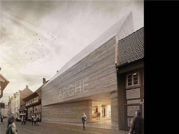 哥廷根艺术区画廊#Atelier30Architekten #美术馆竞赛 #文化建筑 