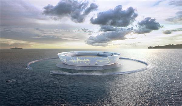 海洋 platform 监狱#(安全)#(公共建筑)#(监教场所)#(监狱建筑)#(身心健康)#(特殊建筑)#(自然)#(尊严)#(尊重)#(HumbertoCondeArchitectsHRALisboa)#(监狱)#(健康)#(拘留所)#(司法建筑)#(心理)