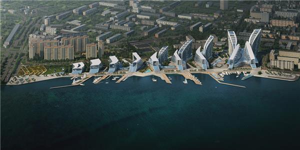 Admiral Serebryakov Embankment 总体规划