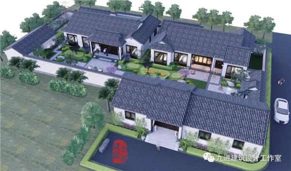 粉墙黛瓦，传统的民居建筑回归自信的生活#(九进建筑设计工作室)#(美丽乡村)#(民居)#(农村改造)#(农村自建房)#(乡村建设)#(新中式别墅庭院设计案例)#(新中式庭院设计案例)#(中式别墅)#(住宅景观)#(仿古住宅)#(居住建筑)#(农村建筑设计)#(农宅)#(庭院)#(新农村户型图)#(新中式别墅庭院景观设计案例)#(新中式景观设计案例)#(中式庭院)#(住宅建筑)#(住宅区景观)#(住宅设计)