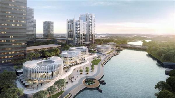 UUA建筑设计作品  兰花阁 | ‘城市山谷’中的滨河商街