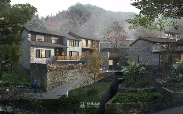 开元集团·天台山桐柏陆民宿酒店区设计·宿云边【尌林建筑作品】_3620352