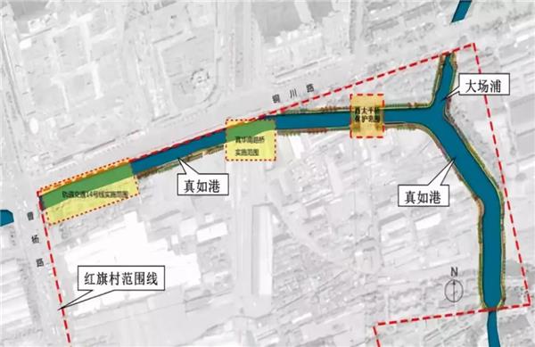 普陀区真如港滨河建设