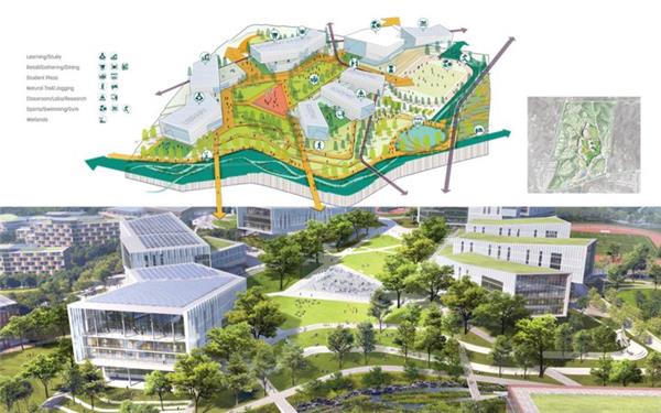 SASAKI信阳学院南湾校区校园规划