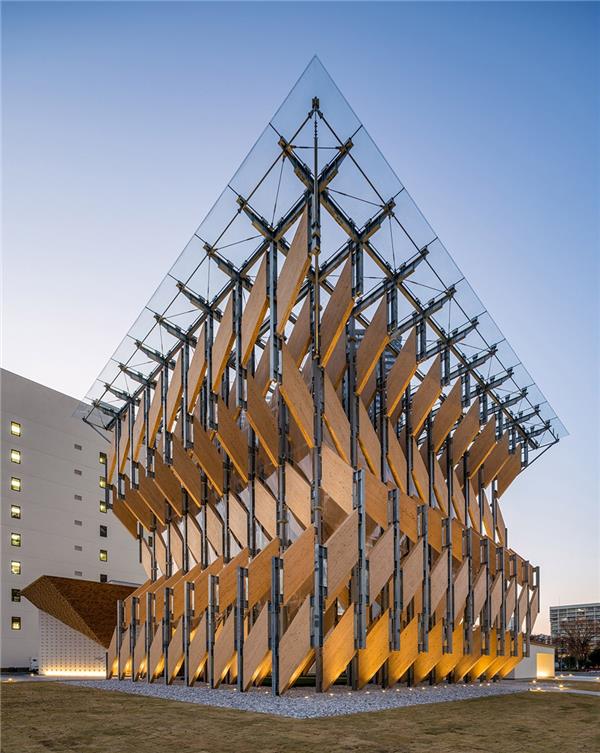 晴海公园临时展亭#展馆 #展览建筑 #隈研吾建筑都市设计事务所 