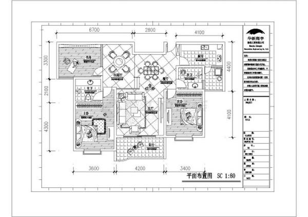 某住宅室内设计参考CAD详图_3646711