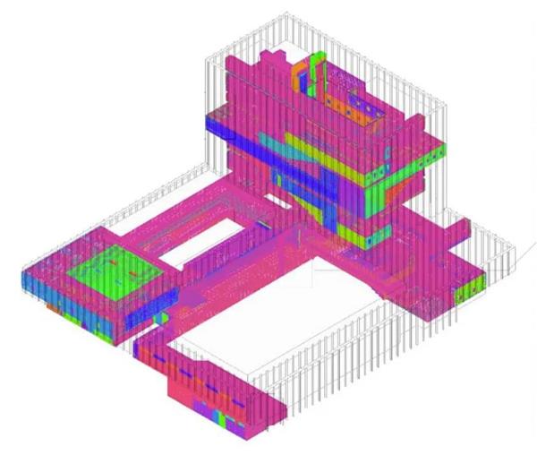 【在建项目】同济大学嘉定校区,学生活动中心,梁柱的光影