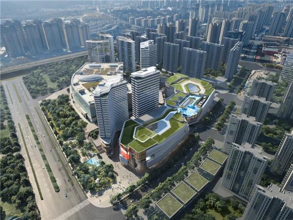 中国昆明户外商业综合体——10 Design#建筑设计 #商业建筑 #广场 