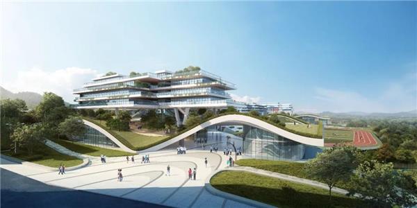 重庆柏溪校区九年一贯制学校方案/森林Park＋，共享垂直校区