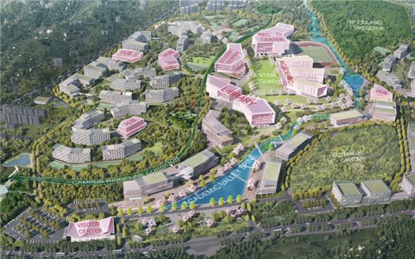 信陽大學新校區的總體規劃