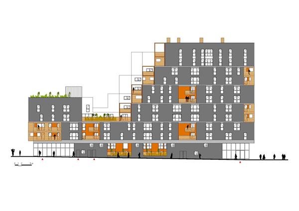 码头公寓 / Atelier du Pont#退台建筑 #退台 #建筑退台 