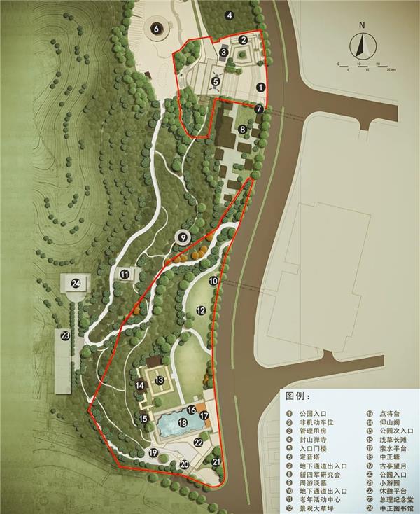 奉化市中山公园主、次入口景观提升改造设计_3724963