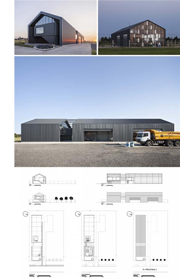 Bertolotti Vial工业建筑和办公室#工厂建筑设计 #写字楼 #厂房建筑设计 