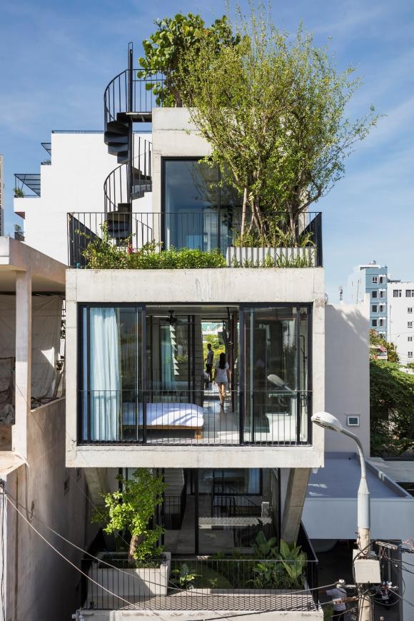 混凝土一号宅#HoKhueArchitects #混凝土建筑设计 #居住建筑设计 