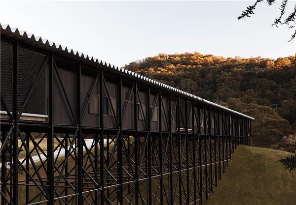 Bundanon 艺术博物馆和桥梁#KerstinThompsonArchitects #博物馆建筑设计 #文化建筑设计 