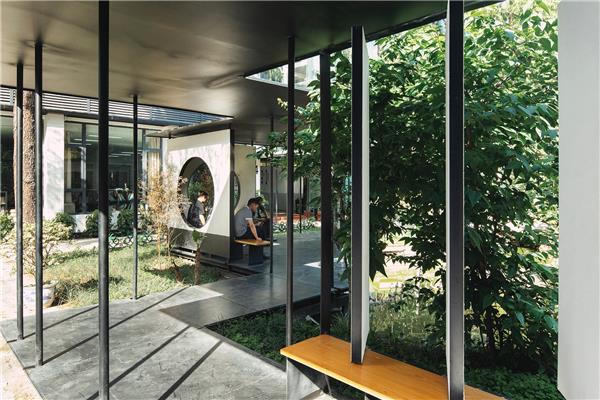 成都侠客岛花园岛办公区庭院更新 / 門口建筑工作室_3786775