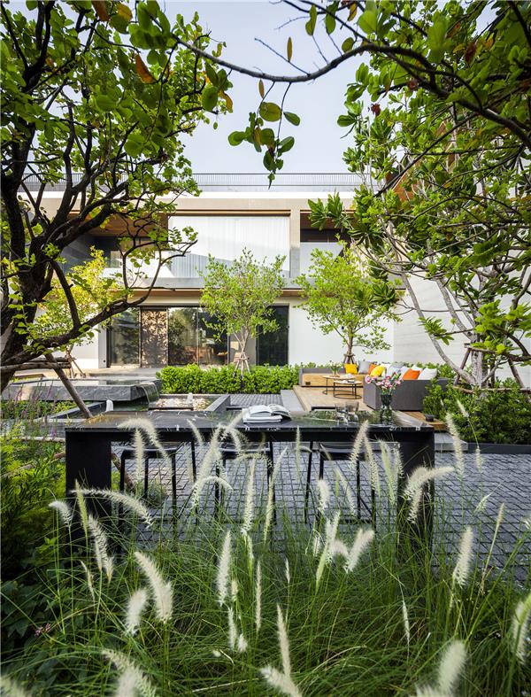 金色光影，别墅景观设计 / Ginggaanbai#私家庭院景观设计 #居住空间景观设计 #私家花园景观设计 