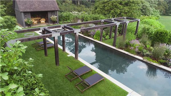 罗德岛住宅花园，英式风格与工业材料的结合 / Land Morphology_3787458