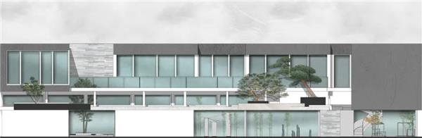 框·井 Frame office-广东佛山壹加壹办公空间景观设计 / 至岸景观_3787459