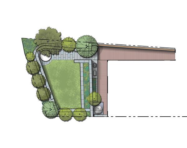 户外舒适干净的后院 Outdoor Comfort / Terra Ferma Landscapes_3787605