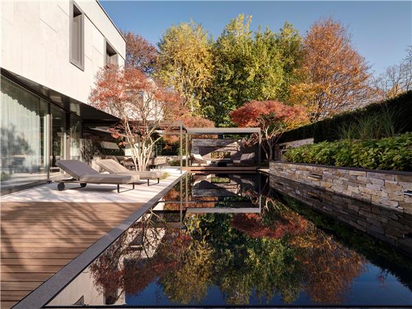 瑞士私密花园庭院 Bottmingen I / Rolf von Burg#私家庭院景观设计 #居住空间景观设计 #私家花园景观设计 
