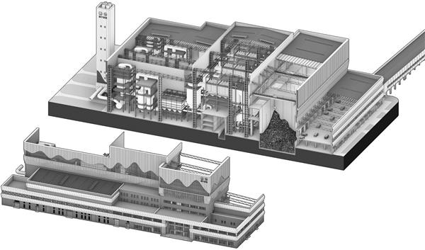 南宁市双定循环经济产业园生活垃圾清洁焚烧发电厂 / UUA建筑师事务所_3794155
