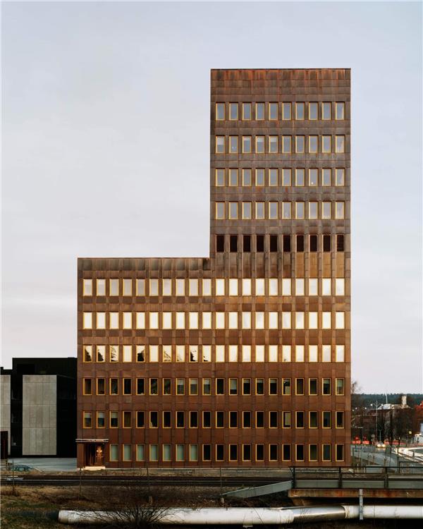 Skelleftea Kraft新总部  / General Architecture#铜金属外墙建筑设计案例 #铜金属外立面建筑设计 #办公建筑设计 