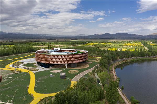 张家口中国怀来湿地博物馆 / 天友设计#铜金属外墙建筑设计案例 #铜金属外立面建筑设计 #抑菌铜板 