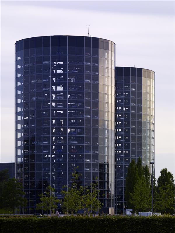 大众汽车塔 VW Car Towers / HENN Architects#工业建筑设计案例 #停车场 #停车楼 