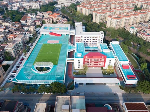 龙江外国语学校附属小学改造（旺岗小学） / 竖梁社建筑#老旧建筑改造更新 #城市更新 #教育建筑设计案例 