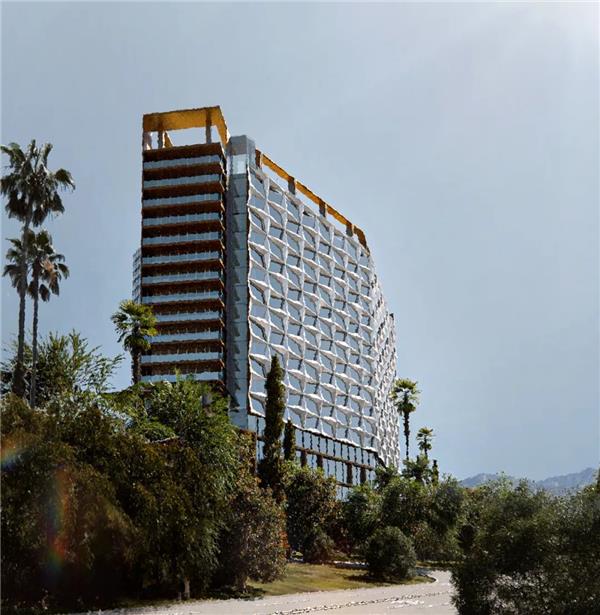 Dynamic Grids：洛杉矶环球影城希尔顿酒店扩建 / line＋建筑事务所_3809459