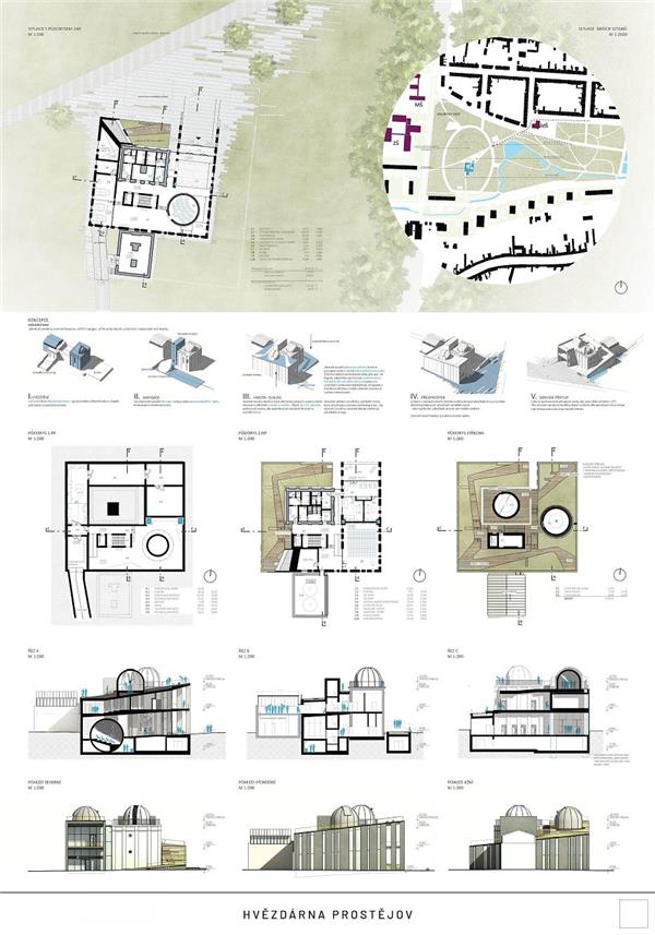 捷克普罗斯捷约夫天文台 / build build#天文台设计 #科研建筑设计 #天文学研究机构 