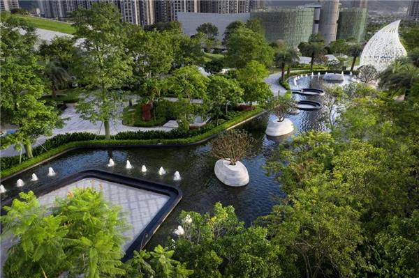 广东肇庆·喜来登酒店景观设计 / 普邦设计_3813895