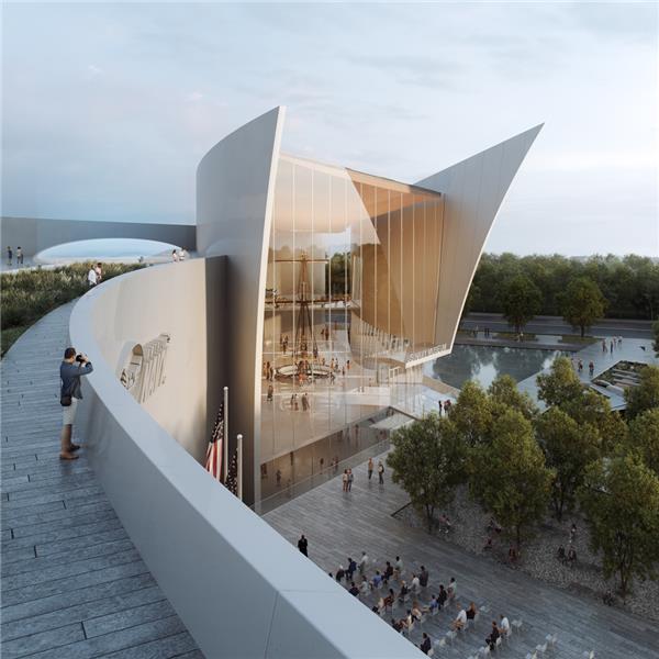 新美国海军博物馆设计竞赛 / Perkins Will#博物馆建筑设计案例 #文化建筑设计案例 