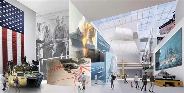 新美国海军博物馆设计竞赛 / Gehry Partners_3816812