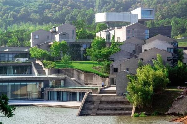 南京佛手湖公园四方当代艺术湖区#公园景观设计案例 #公园建筑设计案例 #当代艺术湖区 
