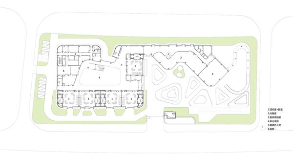 陕西黄陵县新区幼儿园 / BIAD第六建筑设计院#幼儿园平立剖面设计图 #幼儿园建筑设计案例 #幼儿建筑设计案例 