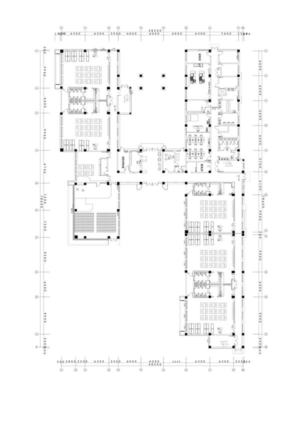 银川方角石双语幼儿园 / hyperStiy Architects#幼儿园平立剖面设计图 #幼儿园建筑设计案例 #幼儿建筑设计案例 